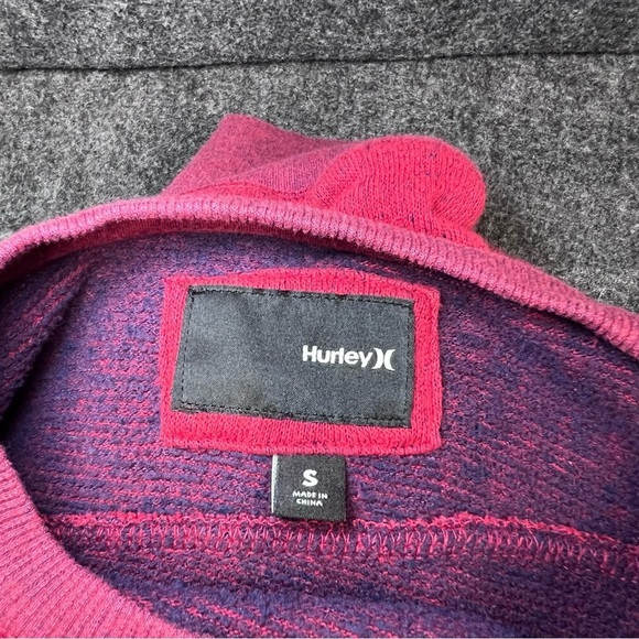 Hurley Men’s Red Pullover Sweatshirt Size S - Picture 10 of 11